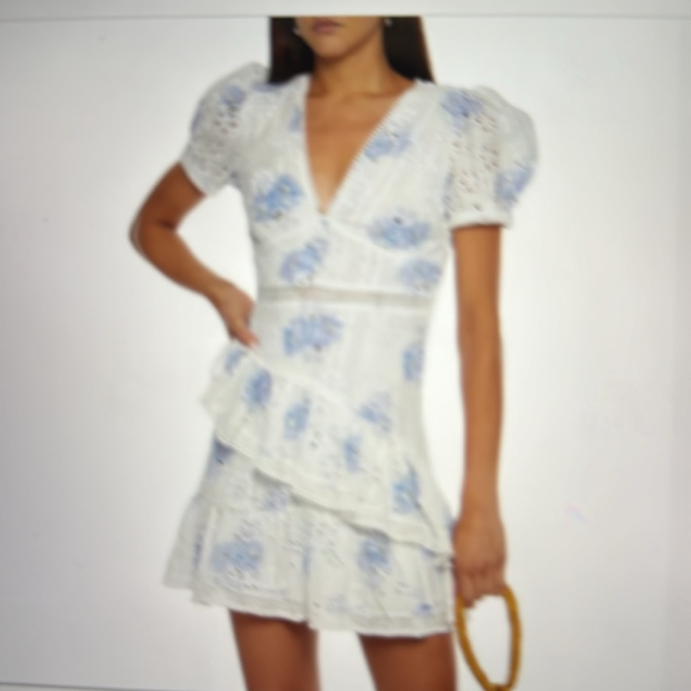 Walter Baker Angelica Eyelet floral mini